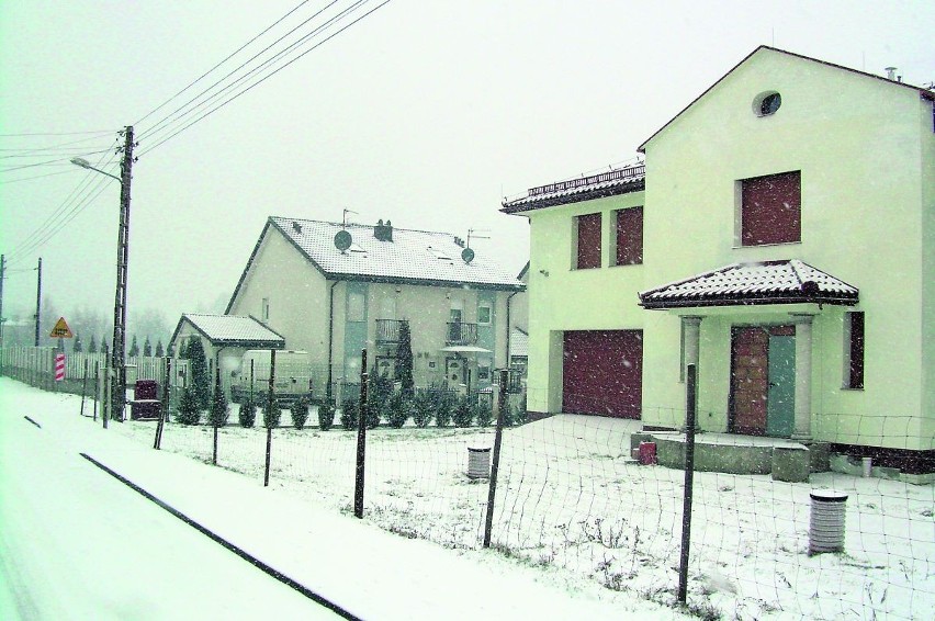 Przy ulicy Kościuszki stawiane są nowe domy