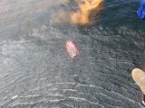 Pusty kajak na morzu. Śmigłowiec ratowniczy z Darłowa poderwany w powietrze ZDJĘCIA z akcji na Bałtyku