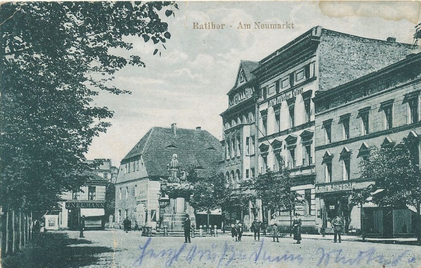 Hotel na Nowym Rynku (Neumarkt) - początek XX wieku