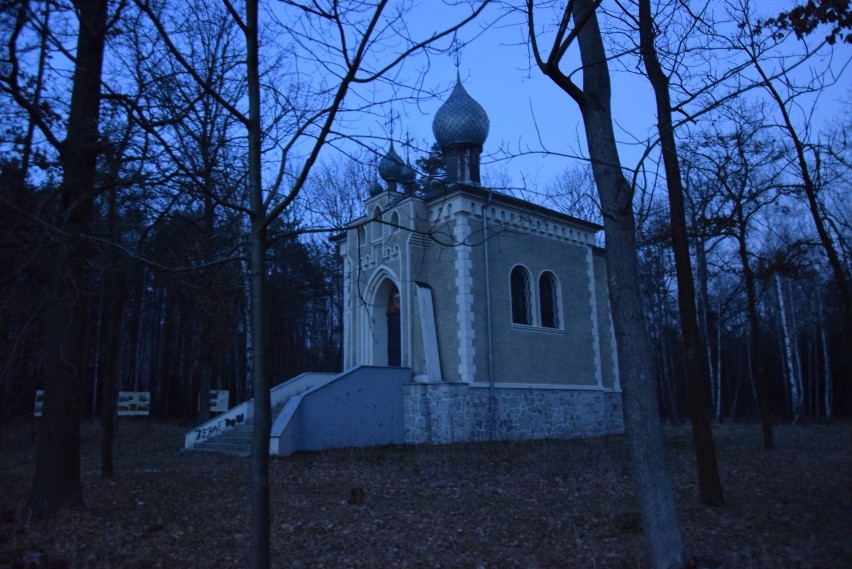 "Nawiedzona" cerkiew w Chróścinie, niespełna 40 km od...
