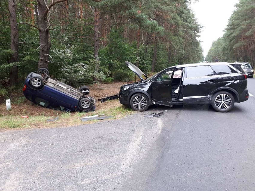 Groźny wypadek na drodze Zbąszyń – Nowy Tomyśl