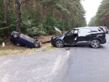 Groźny wypadek na drodze Zbąszyń – Nowy Tomyśl [ZDJĘCIA]