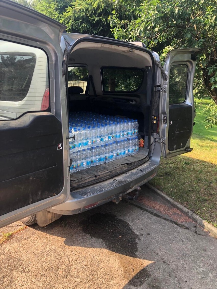 Woda została dostarczona do miejsc przebywania ukraińskich uchodźców