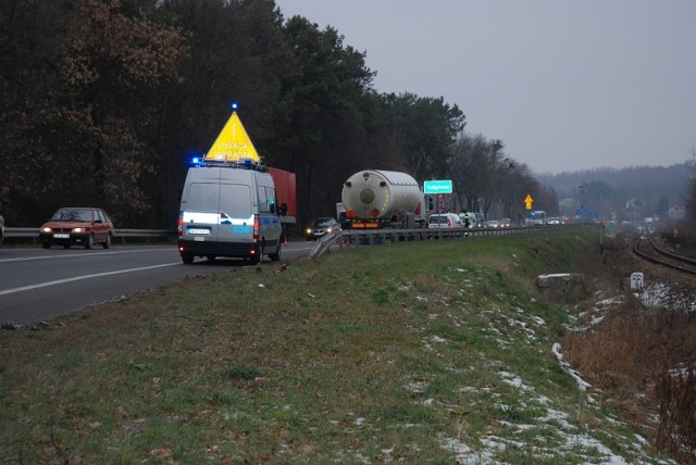 Zderzenie ciężarówek w Tuligłowach