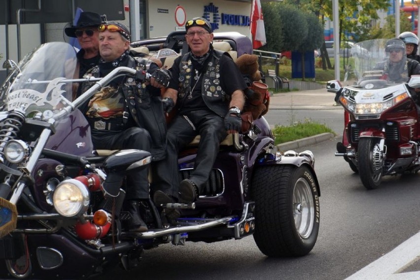 Parada motocyklistów w Żorach
