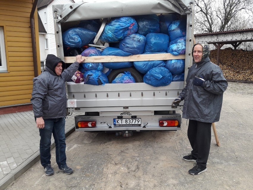 Wyjazd z Bochni z pomocą materialną na Litwę, kwiecień 2019