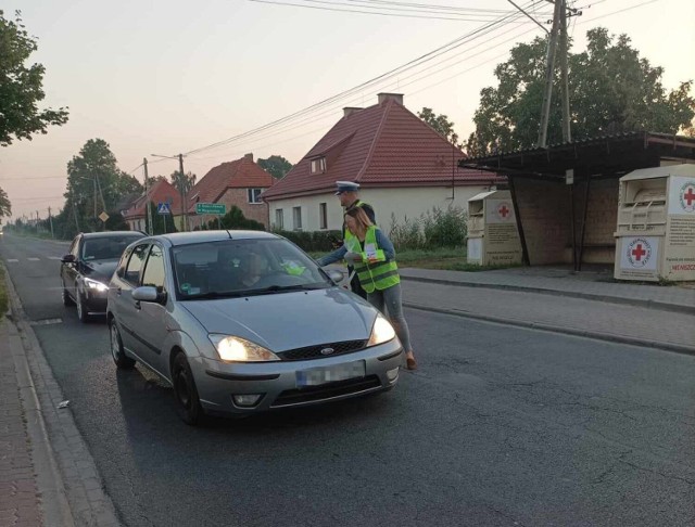 Akcja promująca trzeźwość na drogach Janowca Wielkopolskiego.