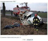 Wypadek w Stubnie. Zginął pasażer auta
