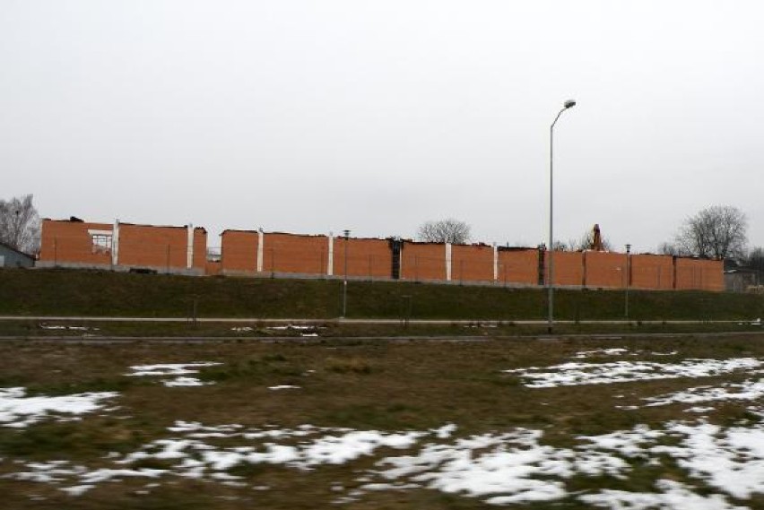 Lidl - budowa w połowie marca 2013 r.