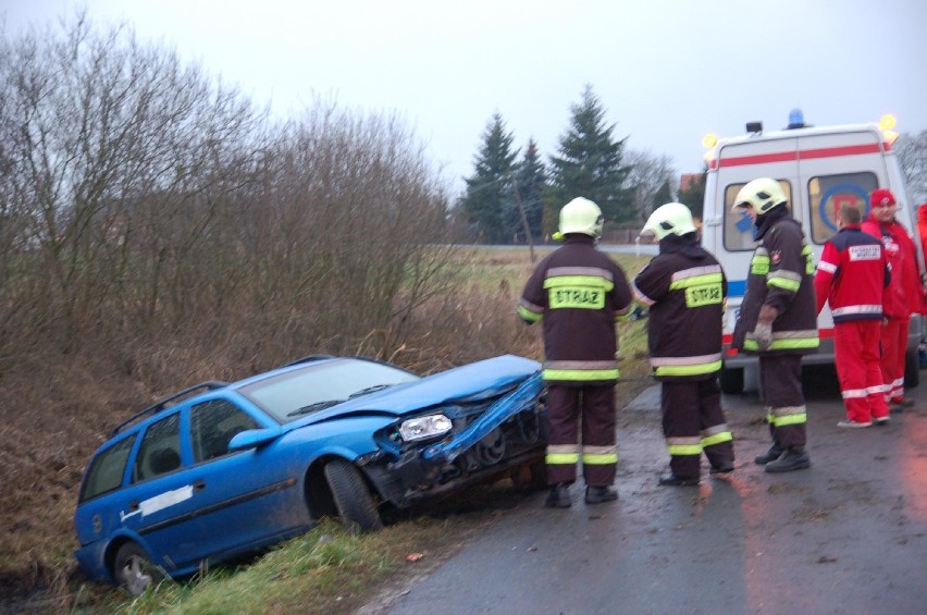 ZBĄSZYŃ. NĄDNIA - Wypadł z drogi (foto)