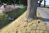 Wypadek motorowerzysty w Maćkach koło Wegorzewa [ZDJĘCIE]