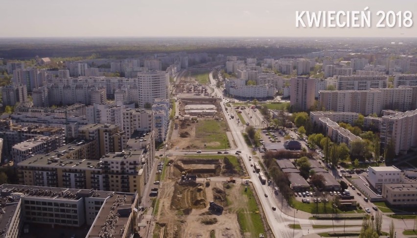 Południowa Obwodnica Warszawy. Na Ursynowie powstaje wyczekiwana trasa. Zobacz niesamowite zdjęcia budowy z lotu ptaka