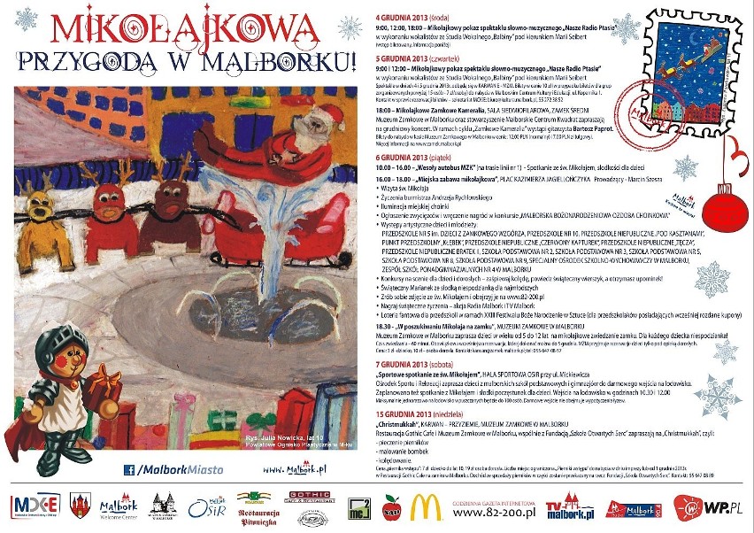 Mikołajki w Malborku i Nowym Stawie [PROGRAM]