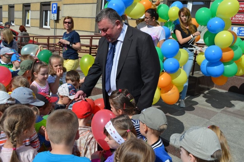 Dzień Dziecka w starostwie z przedszkolakami