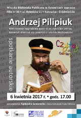 Spotkanie z Andrzejem Pilipiukiem w bibliotece przy Rybnickiej!