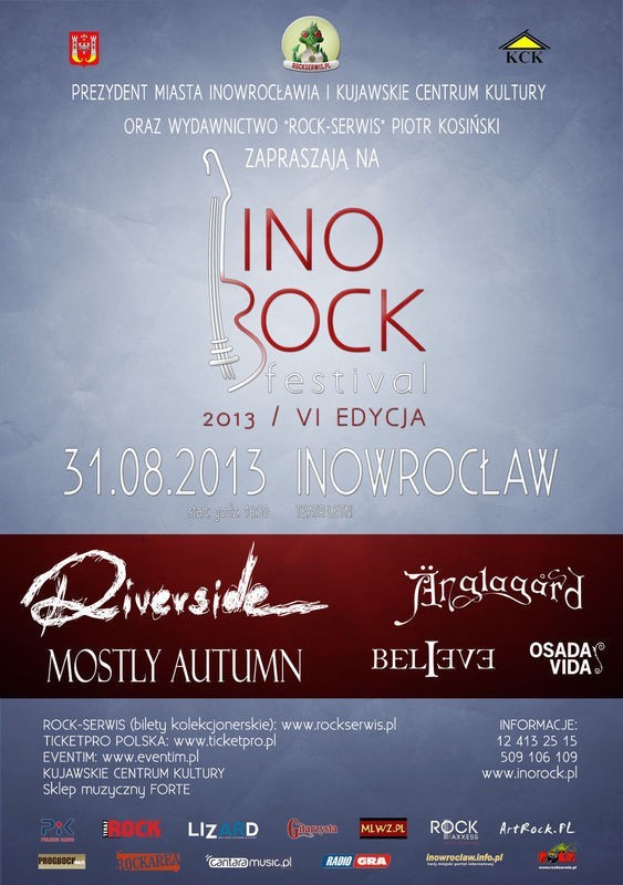 Ino-Rock Festival już 31 sierpnia w Inowrocławiu!