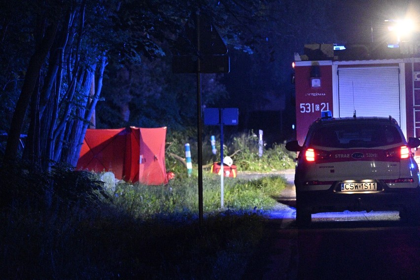 Tragedia w gminie Lniano. W wypadku dwóch osobówek zginęła jedna osoba, a sześć zostało rannych, w tym dzieci