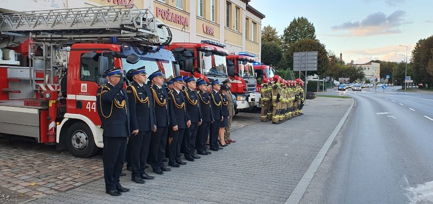 Strażacy z Grudziądza uczcili pamięć kolegi, który zmarł na...