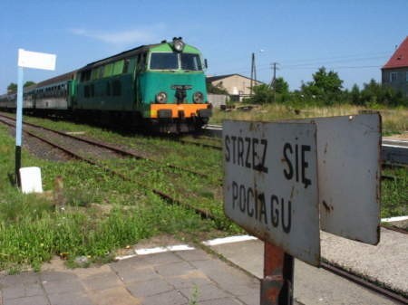 Latem przez Człuchów i Czarne nadal będzie jeździć pociąg relacji Lublin - Kołobrzeg. Fot. Wojciech Piepiorka