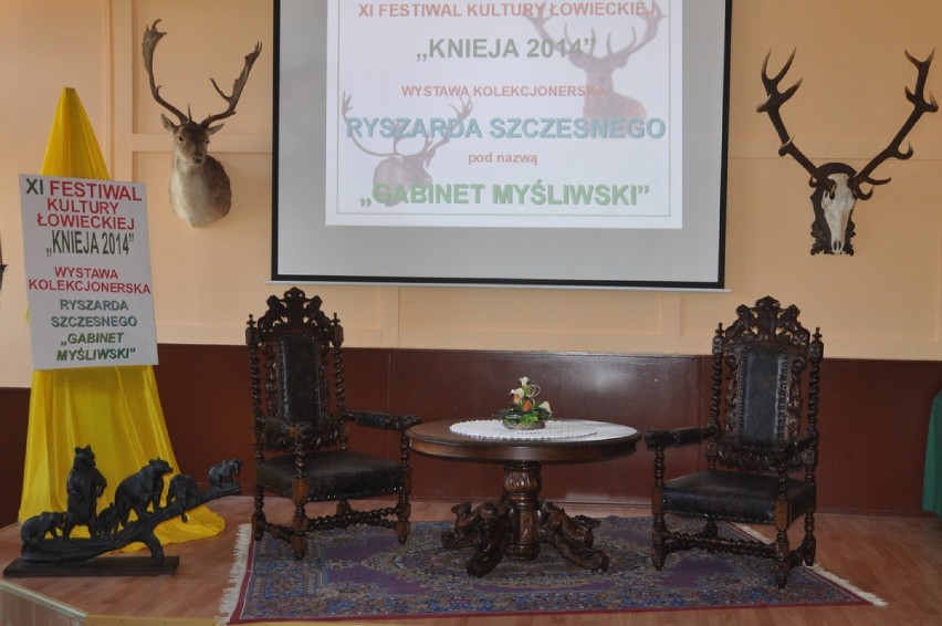 Somonino - wystawa "Gabinet Myśliwski" w GOK-u