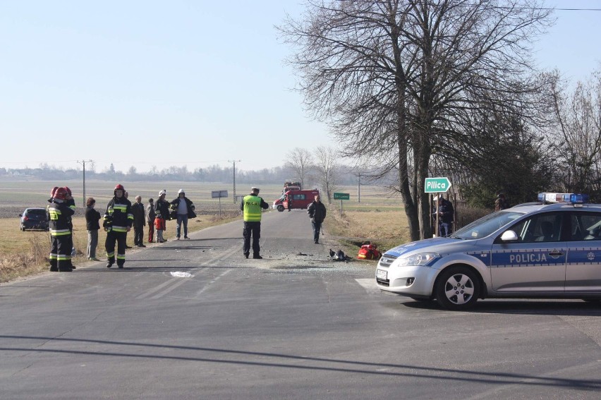 Wypadek Żarnowiec 13 marca