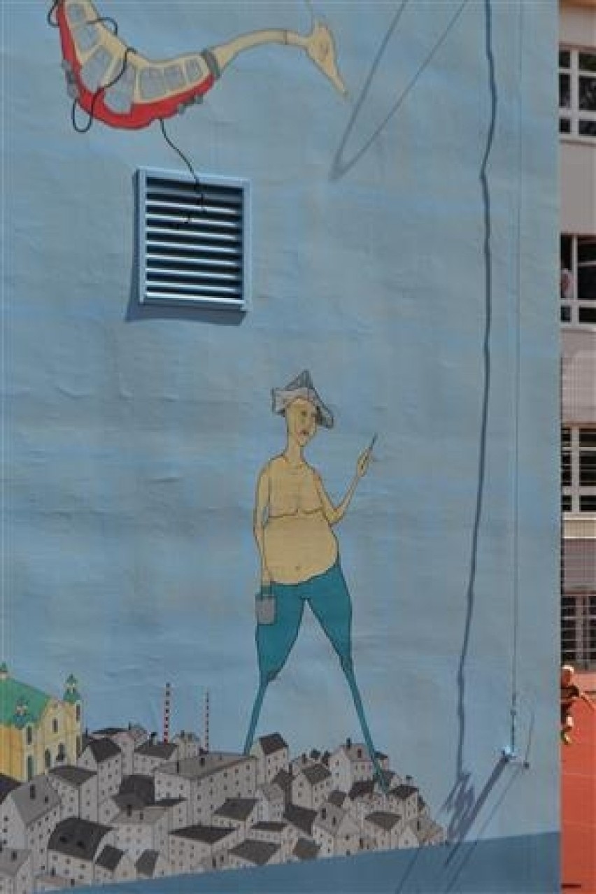 Częstochowa: Nowy mural na Waszyngtona