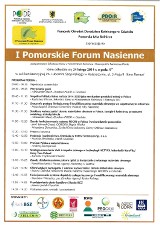 I Pomorskie Forum Nasienne odbędzie się w Kościerzynie 24.02.2014