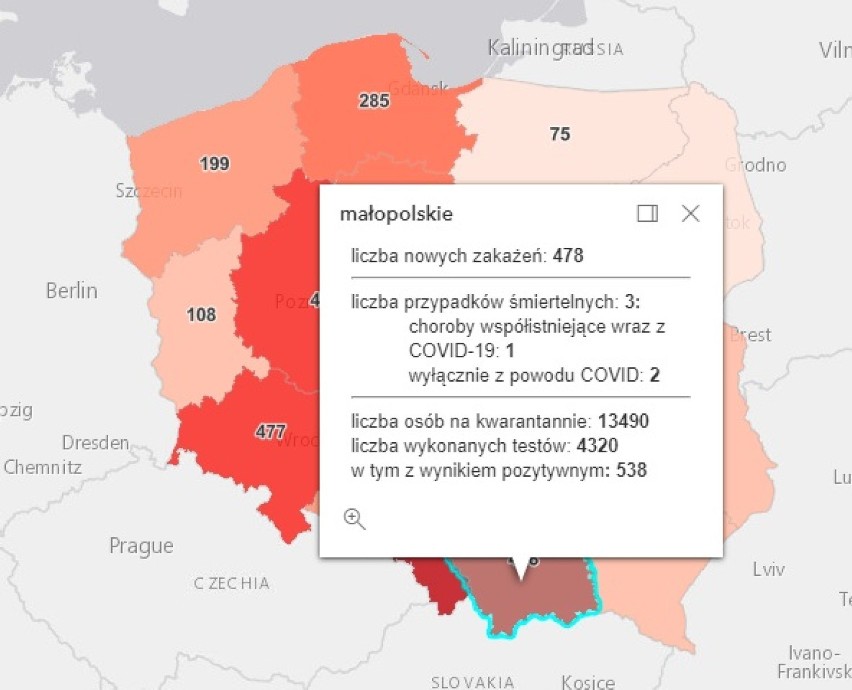 Tarnów. Mniej nowych przypadków COVID-19 w Tarnowie i powiatach: tarnowskim, brzeskim, bocheńskim i dąbrowskim [AKTUALIZACJA 02.05]