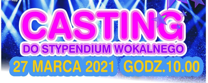 Casting wokalny w Człuchowie. Przesłuchania już w sobotę 27.03. Można wyśpiewać sobie stypendium i naukę śpiewy w profesjonalnej szkole