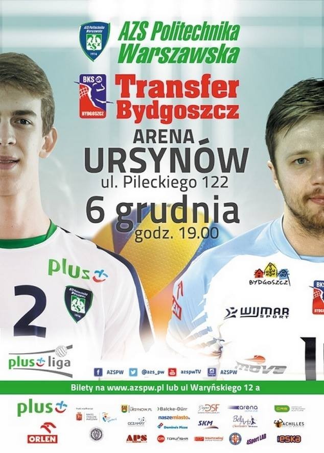 Mecz AZS Politechnika - Transfer Bydgoszcz. Wygraj bilety! [KONKURS]