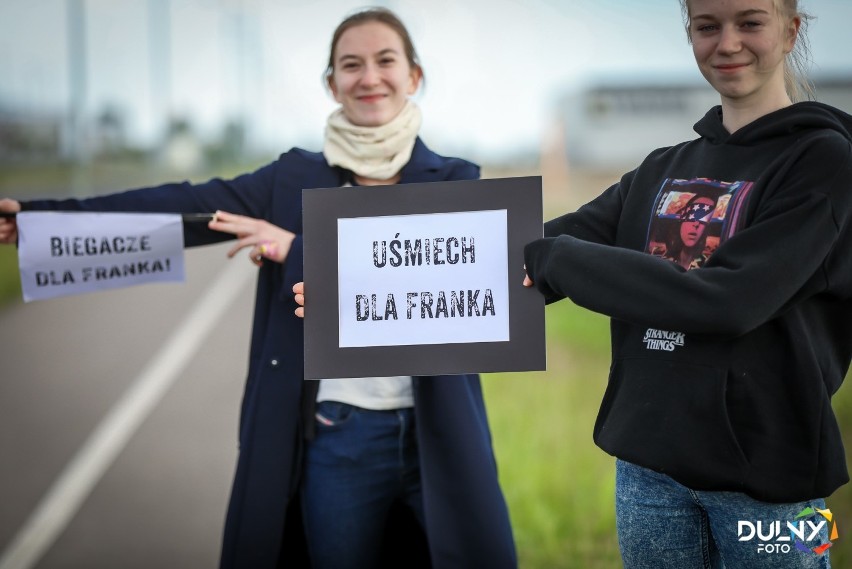 Roman ze Stargardu pobiegł dla małego, chorego Franka ze Szczecina. Zdjęcia Dulny foto