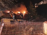 Pożar domu w Moszczenicy. Akcja trwała 10 godzin ZDJĘCIA