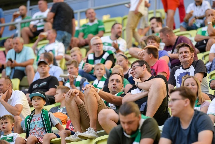 Kibice na meczu Lechia Gdańsk - Cracovia