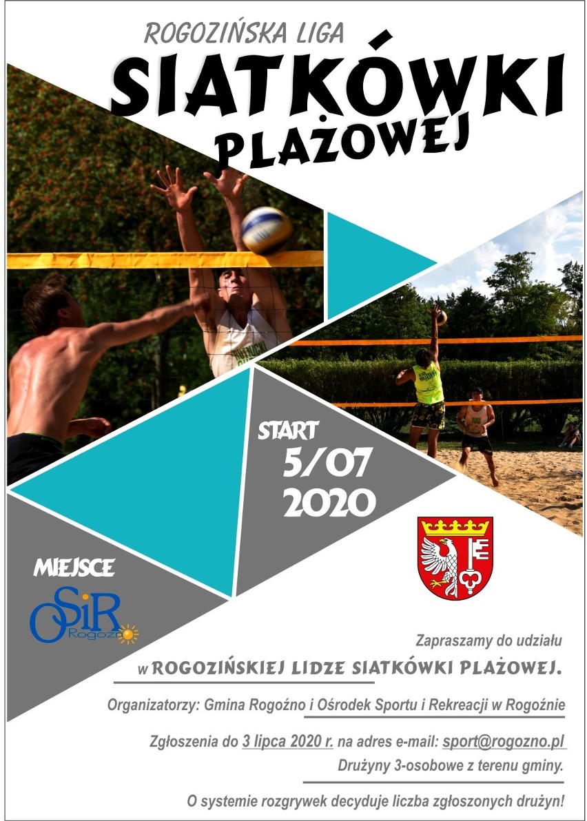 W lipcu rusza Rogozińska Liga Siatkówki Plażowej