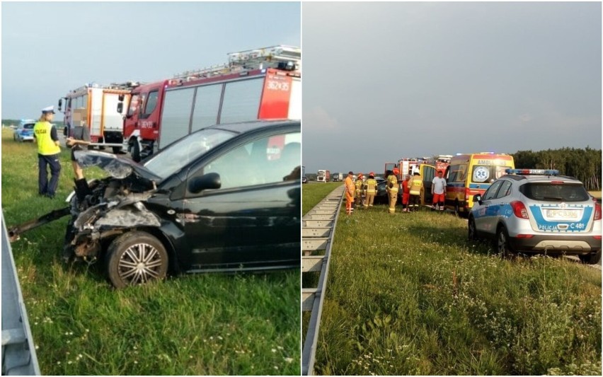 Wypadek na autostradzie A1