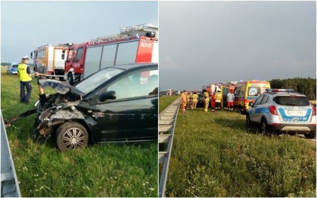 Wypadek na autostradzie A1