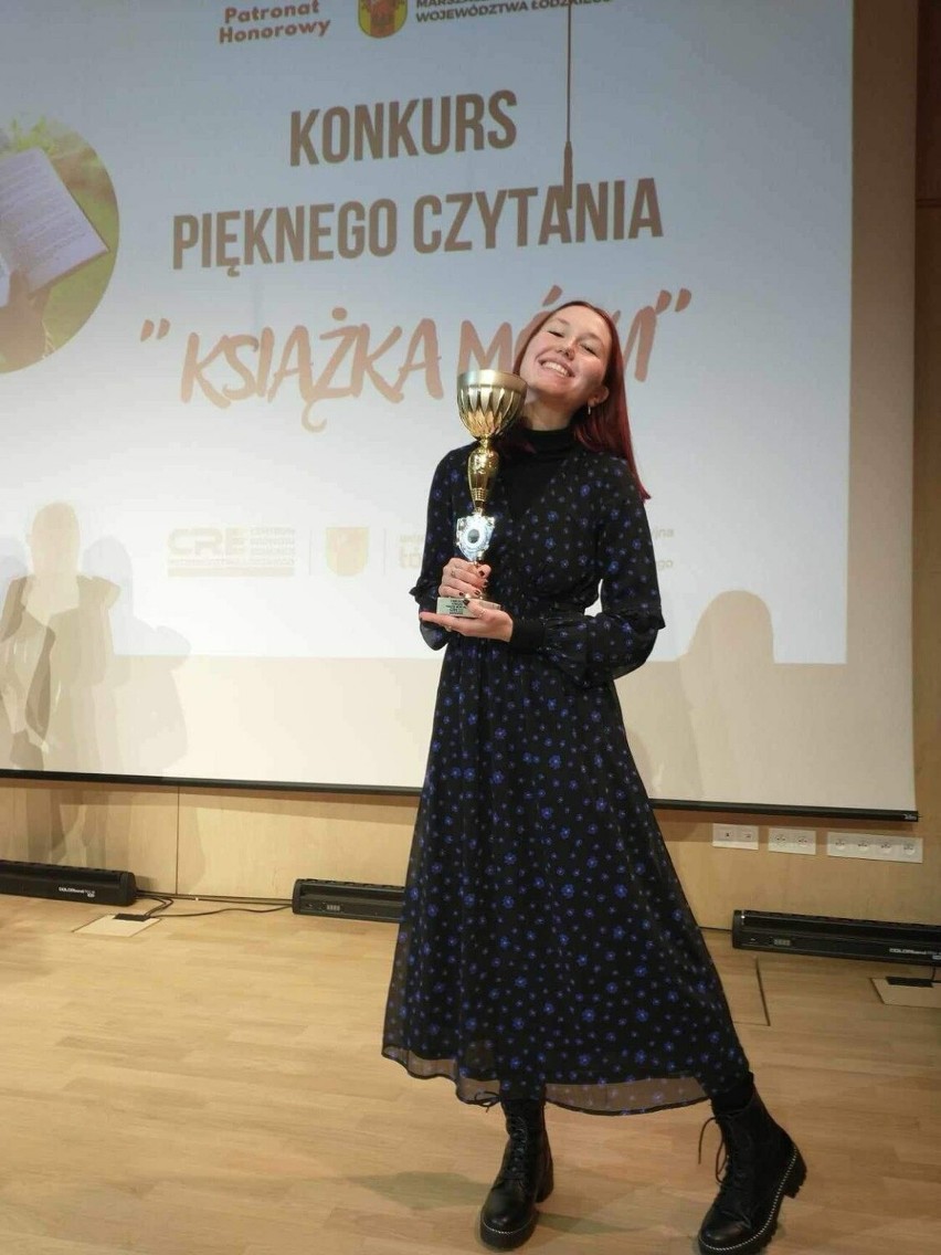 Sukces Zofii Maligłówki, uczennicy I LO w Radomsku, w konkursie „Książka Mówi”