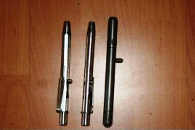 Strzelające długopisy