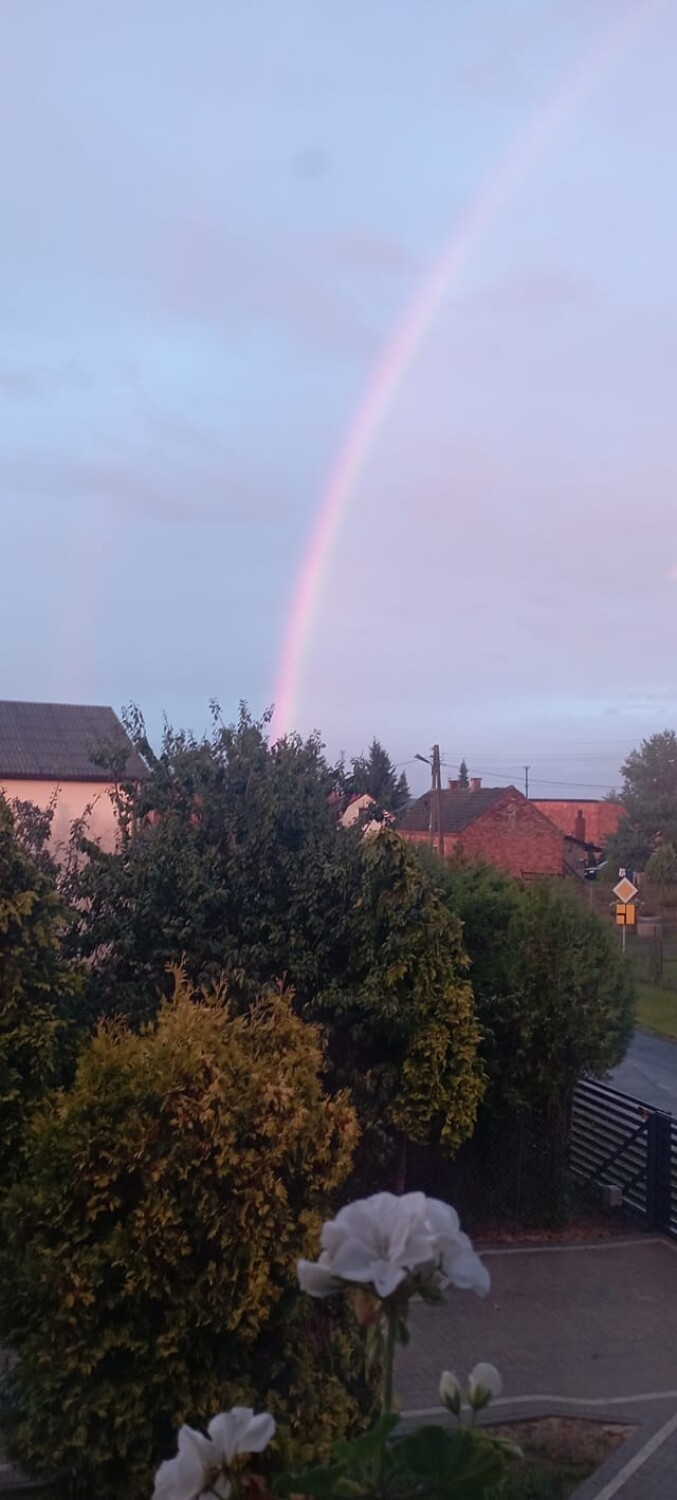 Piękne, jesienne niebo nad Wieluniem i okolicami 