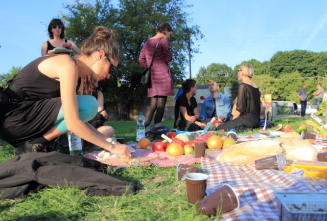 Piknik rodzinny na plaży Żoliborz 30 sierpnia 2014