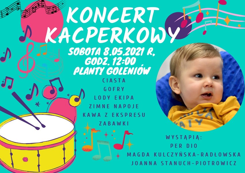 Kacperkowy koncert na Plantach w Goleniowie. Zaśpiewają lokalne gwiazdy