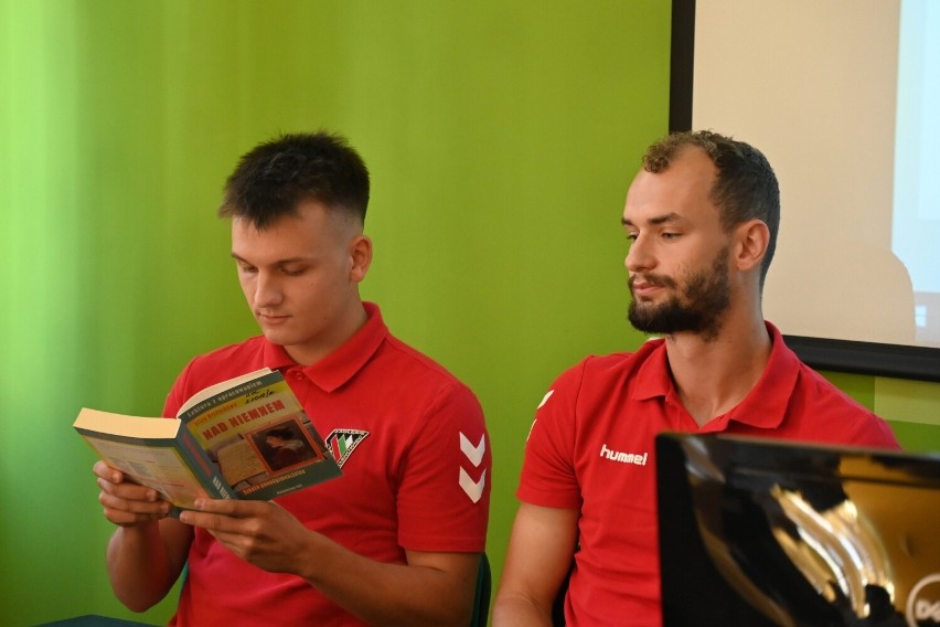 Narodowe Czytanie z piłkarzami Zagłębia Sosnowiec