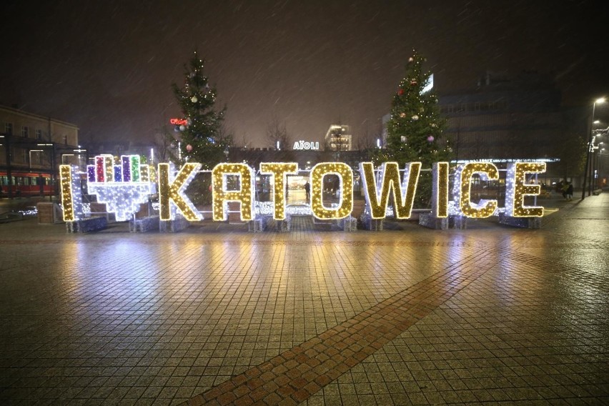 Świąteczna iluminacja Katowic w 2019 roku