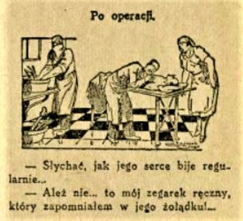 Z tego śmiali się dawniej bydgoszczanie. Oto rysunki z międzywojennych wydań „Dziennika Bydgoskiego”