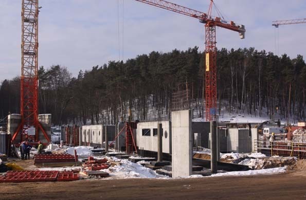 Wieści z placu budowy - stadion GOSiR 9 luty 2010