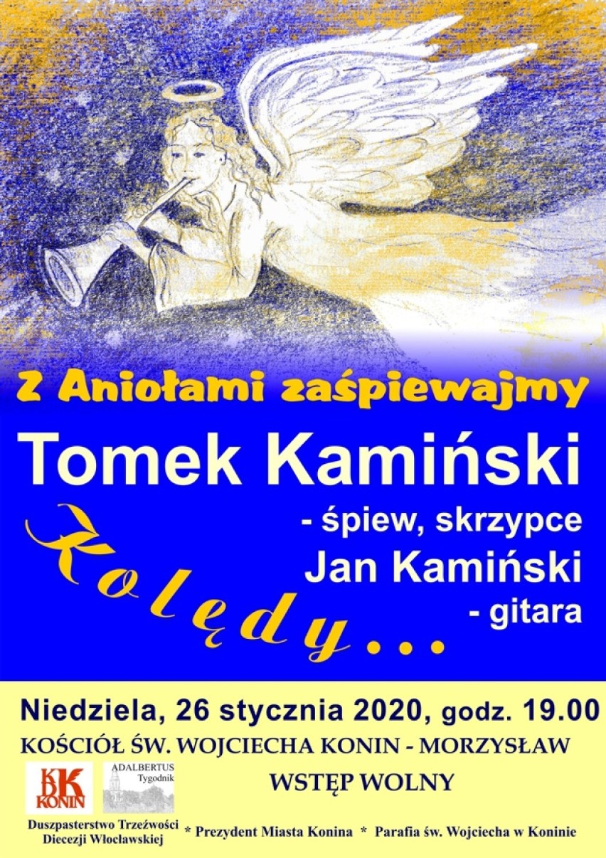Z ANIOŁAMI ZAŚPIEWAJMY! . Koncert Tomka Kamińskiego w św. Wojciechu