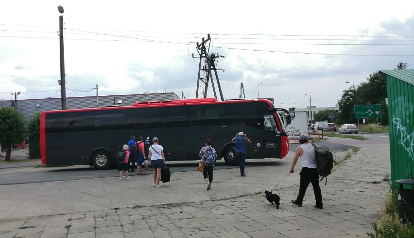Przy "giewoncie" w Wieluniu zatrzymują się autobusy obsługiwane przez PKP Intercity