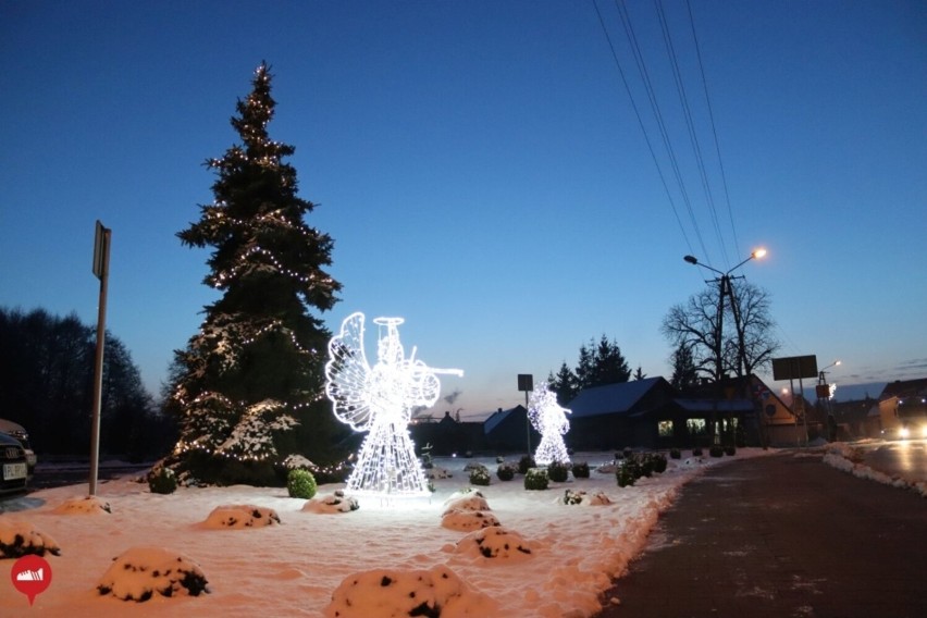 Świąteczne iluminacje w gminie Włoszakowice 2021