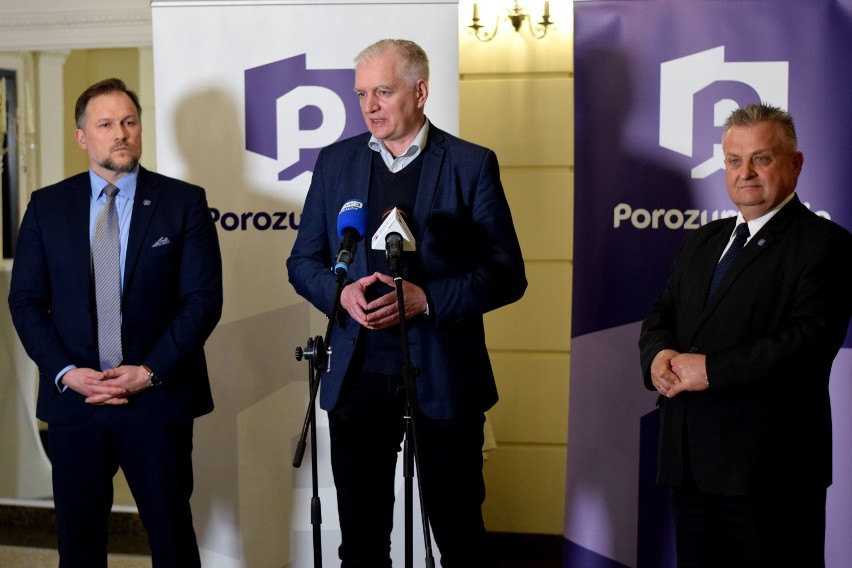 Gowin był wczoraj w Jarosławiu. Prezes partii Porozumienie spotkał się z podkarpackimi działaczami [ZDJĘCIA]