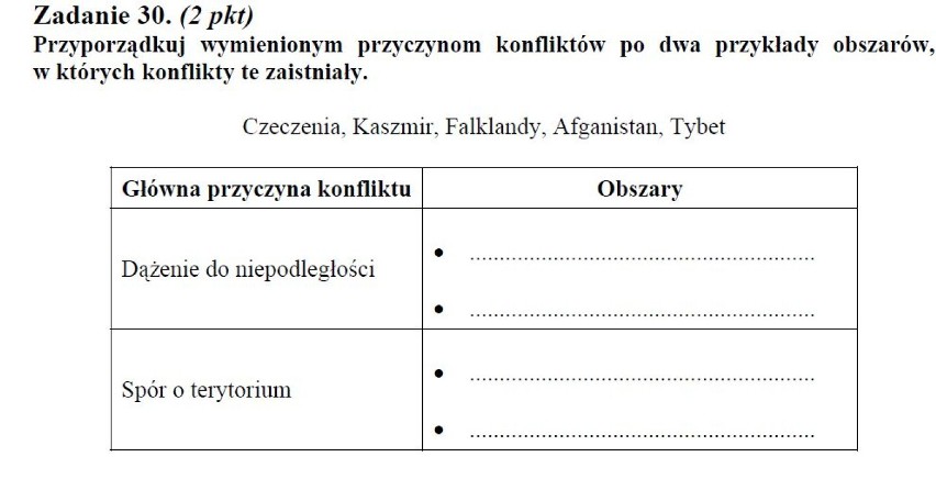 GEOGRAFIA MATURA 2013 ODPOWIEDZI ARKUSZE - maj 2013